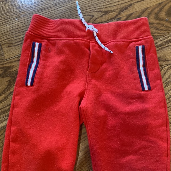 Janie and jack red joggers - Picture 2 of 5